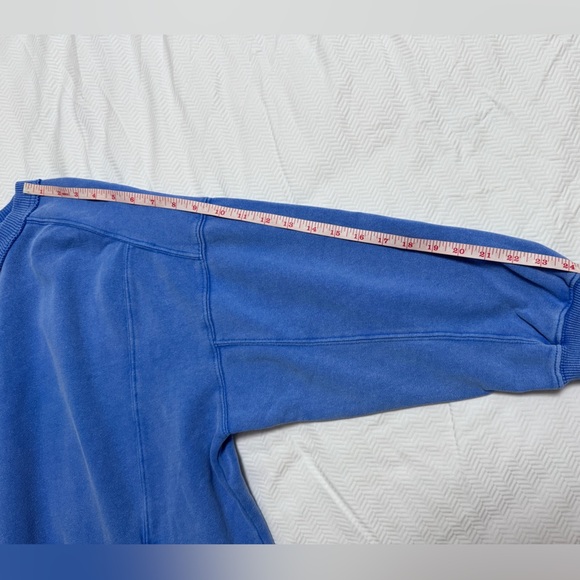 We the Free Free People Camden Cozy Super Oversized Sweatshirt In Blue - Picture 10 of 12